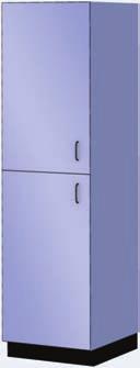 25" 5073 (shown) 5083 (reversed) 1 door above 1 door below 3 adjustable shelves @ 72" H 4