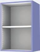 25" no shelf @ 15", 18" H 1 adjustable shelf @ 24", 30" H 2 adjustable shelves @ 36", 42" H 3 adjustable shelves @ 48" H W: 30" H : 6" D : 0.