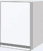 8" W x 24" D x 34" H 115 V / 60 Hz Standard finish is white, add -SS to item number for stainless steel.