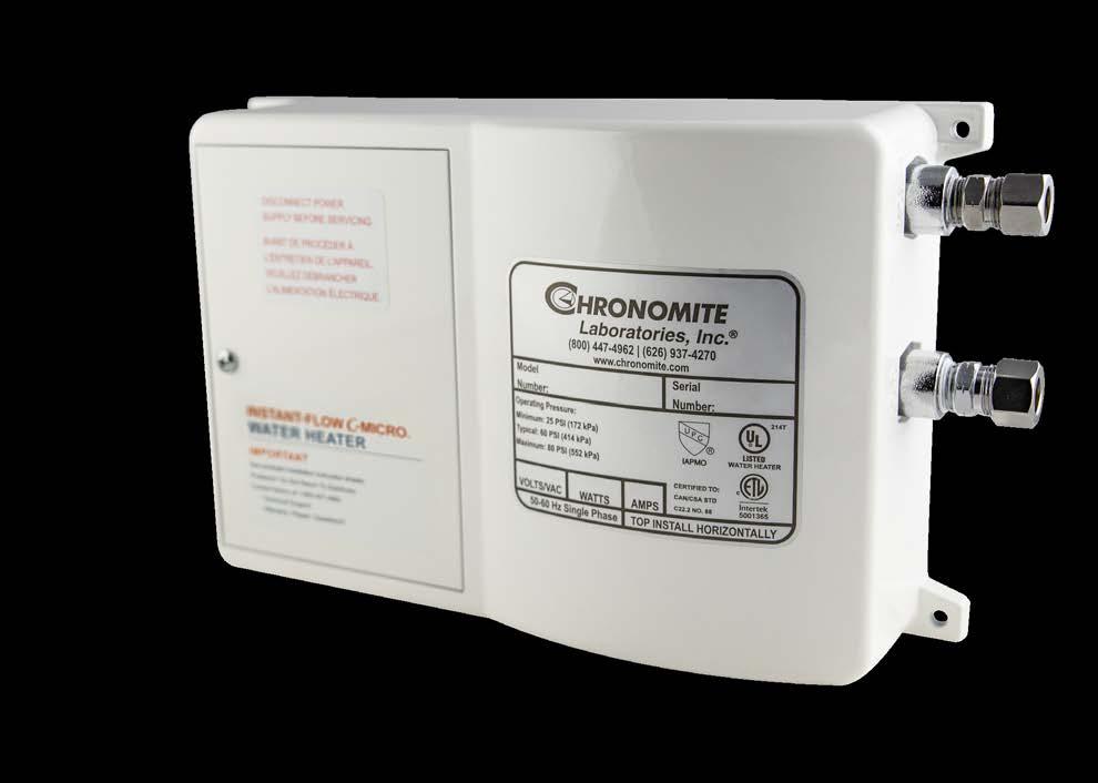 INSTANT-FLOW C-MICRO WATER HEATER WITH 0.