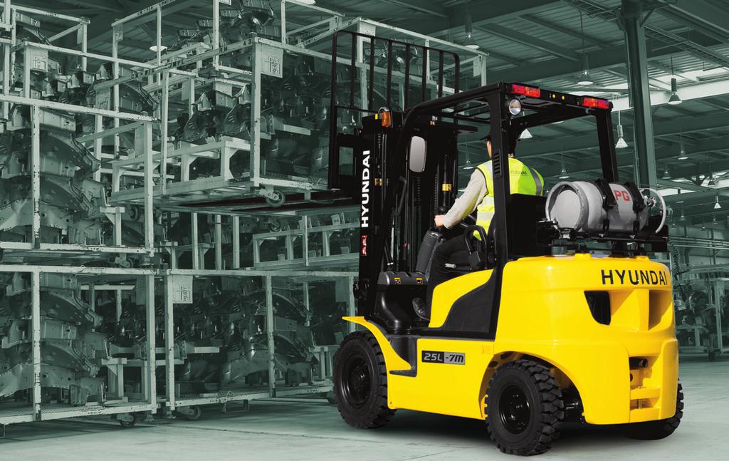 FORKLIFT Excellent Model NEW criteria of Forklift Trucks Hyundai introduces a new line of 7M series LPG /