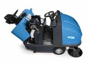 FS0901 Designed to offer great accessibility which makes routine maintenance jobs quick and easy to do The FS0901 sweepers are designed to provide maximum access to the engine compartment (in the
