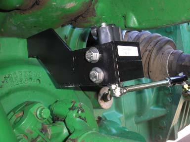 ground as shown in Figure 2-3. Torque the bolt to 229 Ft-Lbs (310 Nm). Figure 2-3 Option 1 Wheel Angle Sensor Bracket Installed Bracket 4.