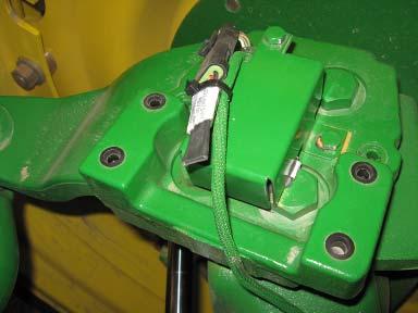 Figure 6-25 Attach Dummy Connector AutoSteer Wheel Angle Sensor Cable Adapter WAS Dummy Connector 7.