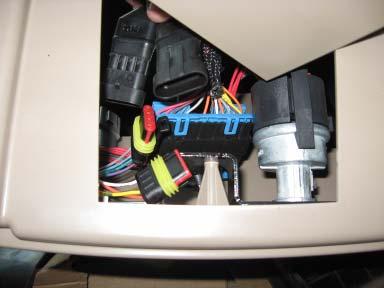 SA Module Harness 10. Disconnect the two steering wheel encoder connectors as shown in Figure 6-51.