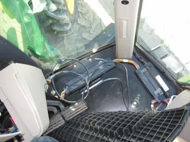 SA Module Harness 16. Route the Steering Wheel Encoder cable from the front of the side console to the steering wheel console along the existing wire guide as shown in Figure 6-55.
