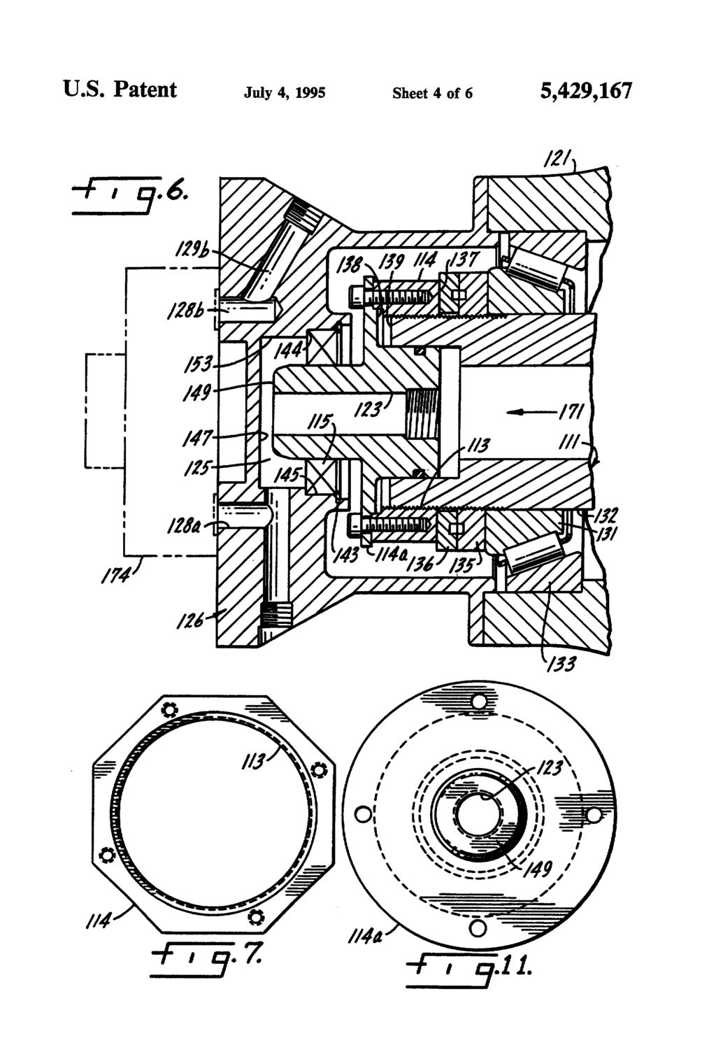 U.S. Patent July 4, 1995 Sheet 4 of 6 5,429,167 ze 1.