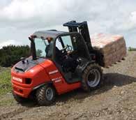 MULTI-APPLICATION PERFORMANCE The MANITOU Semi-Industrial Forklifts, combine the capabilities of