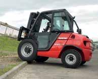 The MH/MSI machines make clearing obstacles easy with their quick maneuverability and stability in
