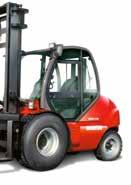 EASY TO MAINTAIN A switch inside the operator's cab will electrically raise the cab forward,