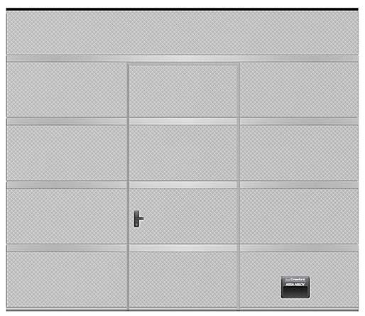 2. Available Options 2.1 Passdoor with low threshold The passdoor with low threshold is designed to optimise comfortable pedestrian passing and minimises the risk of tripping.