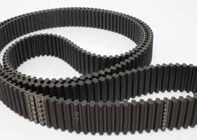 SYNCHRONOUS BELTS RPP Dual Sided High Torque 5M, 8M, 14M Parabolic Tooth Profile RPP Dual Sided High Torque belts are a high power and high precision class of belt.