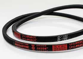 V-BELTS Fractional Horsepower (FHP) 3L Section Fractional Horsepower (FHP) V-s are ideal for HVAC equipment, appliances, outdoor power equipment, lawn & garden, and various industrial applications.