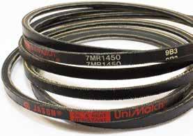 V-BELTS Neoflex 60 Wide Angle V- 7M - Chloroprene Rubber Body Neoflex transmits more power in less space.
