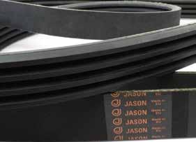 MULTI-RIB V-BELTS Multi-Rib V-s - J, L, M Where high ratio (up to 60:1) high speed drives are required, Multi-Rib V-belts are often recommended. turnover is eliminated.