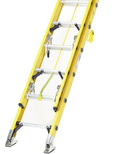 3 YEAR REGULAR Fibreglass Extension Ladders Tough and durable fibreglass construction ideal for use around electricity.