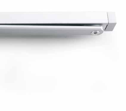 Briton 2700 Series - Cam action Briton 2700 with standard A-Line cover Briton 2700 with Softline cover in satin stainless steel with matching arm and slide track 5 Features & Benefits A B C D Briton