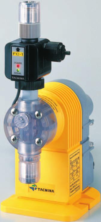 Feed Verification DIMENSIONS 3-3/8'' (85) 2-3/8'' (6) inches (mm) 1-1/2'' (39) 2-5/8'' (66) Model FC-1 FLOW CHECKER (shown with PZi pump) The Model FC-1 Flow Checker output provides vital information