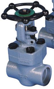 Direct contact, metal-to-metal seating, make the gate valve ideal for most shutoff applications. Class 800 ANSI.