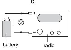 94. The potential difference between the ends of a conductor is 12 V. How much electrical energy is converted to other forms of energy in the conductor when 100 C of charge flows through it? A. 0.
