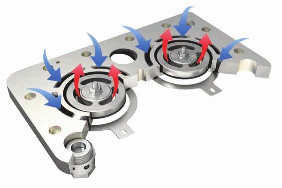At a glance GEA Bock compressors HG76e and HG88e The GEA Bock mexxflow valve plate system the flow-optimized combination of double ring fin valve plate and mexxflow cylinder head ensures a maximum of