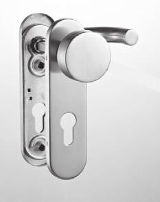 Accessories Handles Handle set with knob and cylinder hole.
