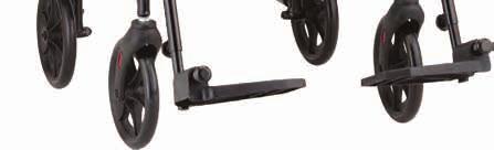 Fixed desk arms Fixed desk arms Non-skid foot plates Colors: Blue Non-skid foot plates Colors: Black, Blue, Red