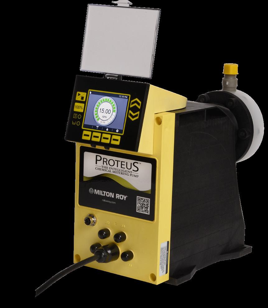 The PROTEUS metering pump provides everything you need for complete control of your process.