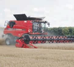 LESS COMPLEXITY, more time in the field DRIVELINES The drives for the whole combine are powered from a central gearbox mounted directly to the engine for maximum efficiency.