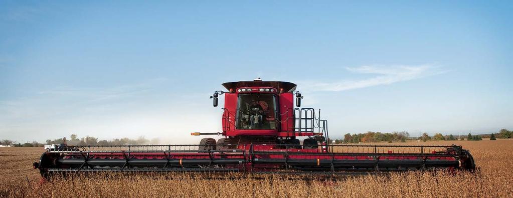 OUT IN FRONT FOR OVER 35 YEARS: THE NEXT GENERATION OF AXIAL-FLOW COMBINES. HARVESTING MEETS EFFICIENT POWER. HARVESTING CONTROL. With a Case IH Axial-Flow combine, UNPARALLELED OPERATOR ENVIRONMENT.