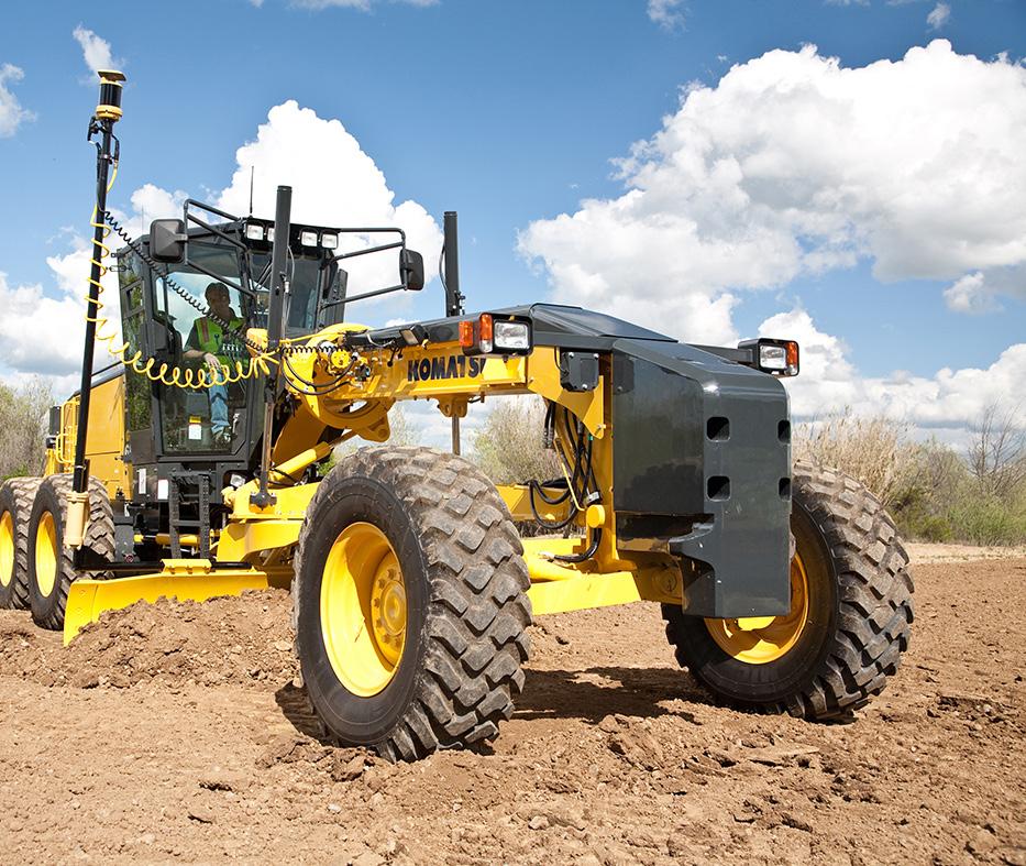 Komatsu Rental machines: available with 2D & 3D machine control Komatsu Rental machines can now be equipped complete with Topcon GPS technology, to help you move dirt efficiently and effectively