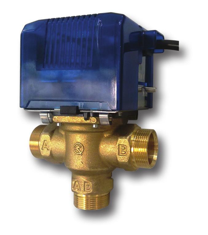 Salus SBMV32 (3 port 22mm) Manual.qxd:Layout 1 9/1/11 10:56 Page 4 INTRODUCTION A motorised valve is used to control the flow of water in a central heating system.