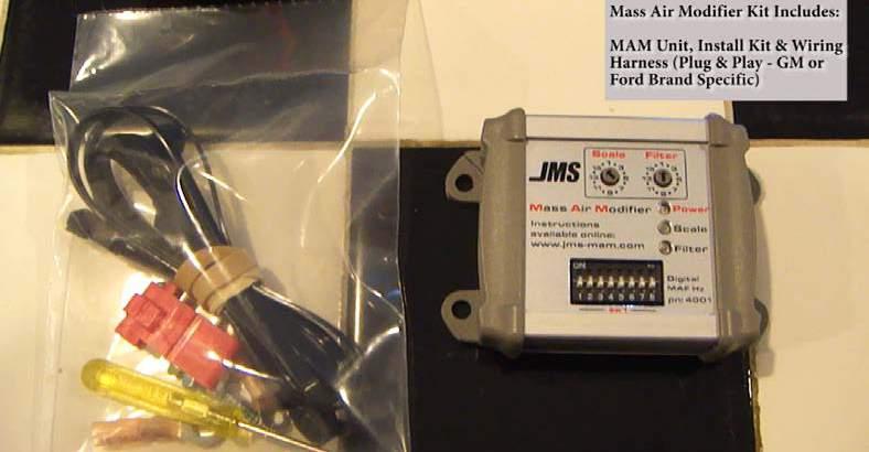 Mass Air Modifier Kit Includes - MAM