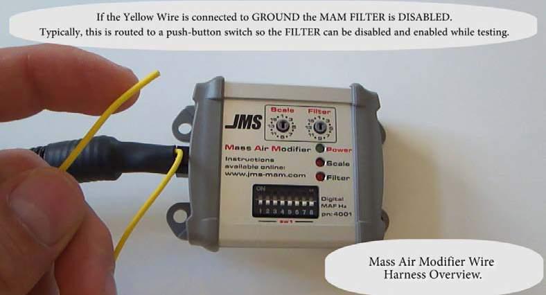 Mass Air Modifier Yellow Wire -