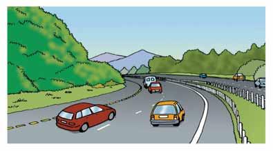Junctions and dual carriageways Dual carriageways are roads with two or more lanes of traffic travelling in each direction.