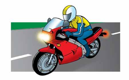 Riding a motorcycle As a motorcyclist you must obey the law governing traffic.
