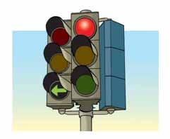 Traffic lights If you are crossing at traffic lights, but there are no signals for pedestrians, check the lights in both directions.