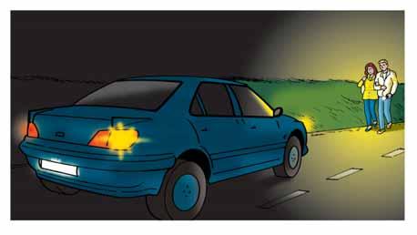 Daytime running lights Day time running lights refers to driving with dipped head lights during daytime.