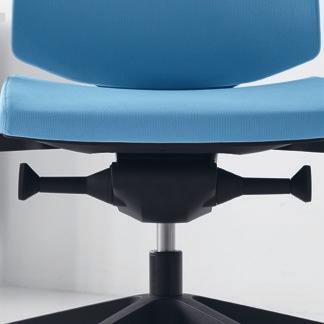 Two types of mechanisms are available in the LightUp product line: Synchro Synchro Self A modern mechanism that allows for manual adjustment of the chair to the weight of