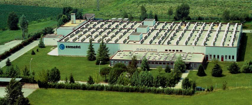 COMEFRI SpA factory at Artegna (UD) Italy with 68,000 sq.ft.
