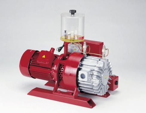 Vacuum pumps VTLP 25/G, 35/G, 50/G, 60/G with oil loss lubrification They are vacuum pumps having a suction capacity of 25, 35, 50, and 60 cum/h.