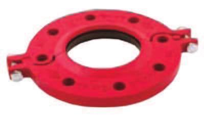 8012 Grooved Flange The Model 8012 Grooved Flange makes it possible for a direct connection of flanged components to a grooved piping system.