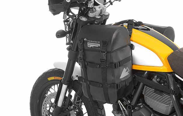 Whether on small tours, as a classic luggage solution on the back of your Scrambler, or on big adventure trips, for an additional 30 litres of luggage capacity on the tank of your Trail Bike - the