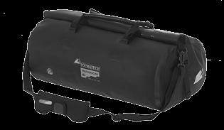 The dry bag has a built-in valve which makes it easier to compress the 35 litres pack