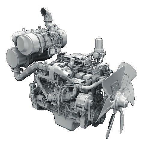 SCR KCCV Komatsu EU Stage IV VGT The Komatsu EU Stage IV engine is productive, dependable and efficient.