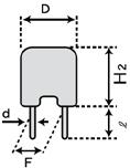RADIAL LEADED INDUCTORS WAVE PARTS NUMBER *Operating Temp.