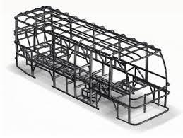Bus Frame: The average bus frame weighs approximately eight hundred pounds when it is constructed out of titanium. If the frame was replaced with aluminum, it would weigh roughly 478.9 pounds.