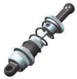 ASSEMBLED VIEW DOWNSTOP ADJUSTMENT The length of the shock absorber affects the amount of rear