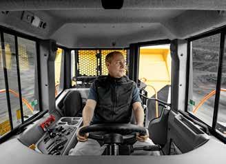 Ease of operation The ergonomic, comfortable controls are easy to understand and suit all operators, combined with automatic functions for increased