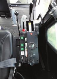 six forward and six reverse gears, improving operating efficiency in a